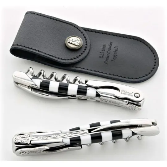 Couteau sommelier CHATEAU LAGUIOLE Collection Grand Cru Pavé Mosaïque