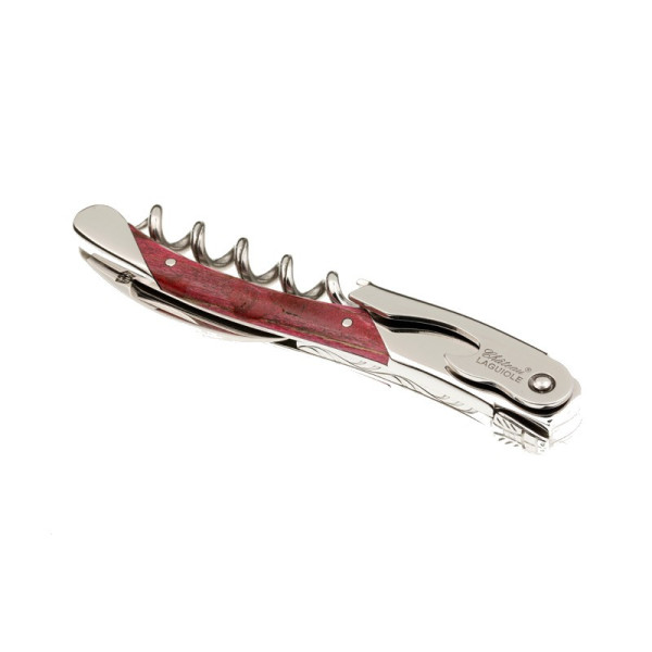 Couteau sommelier CHATEAU LAGUIOLE Collection Grand Cru Bois de Hêtre stabilisé rose