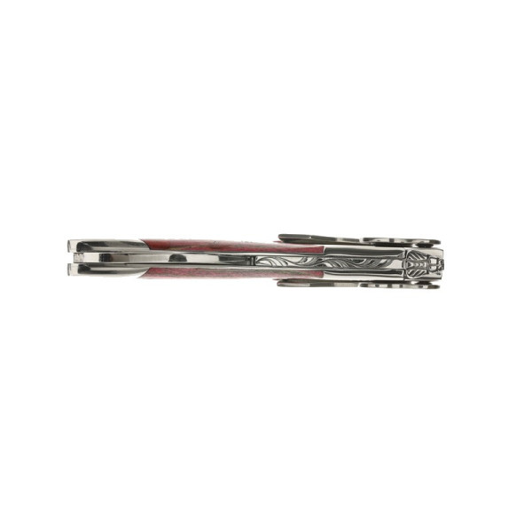 Couteau sommelier CHATEAU LAGUIOLE Collection Grand Cru Bois de Hêtre stabilisé rose