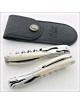 Couteau sommelier CHATEAU LAGUIOLE Collection Melchior Os blanc