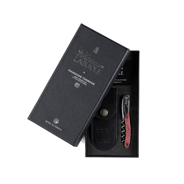 Couteau sommelier CHATEAU LAGUIOLE Collection Meilleur Sommelier du Monde Raimonds Tomsons