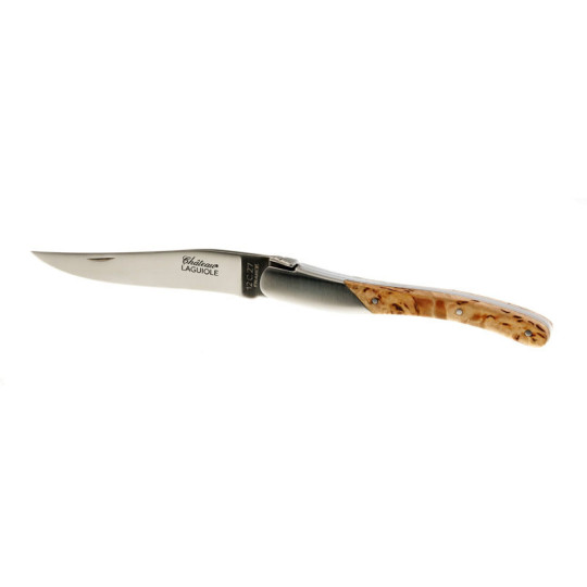 Couteau pliant CHATEAU LAGUIOLE Collection Signature Bois de Bouleau de Norvège