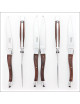 Coffret de 6 couteaux de table CHATEAU LAGUIOLE Collection Signature Bois de palissandre