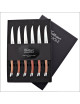 Coffret de 6 couteaux de table CHATEAU LAGUIOLE Collection Signature Bois de rose
