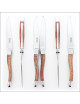 Coffret de 6 couteaux de table CHATEAU LAGUIOLE Collection Signature Bois de rose
