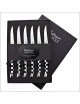 Coffret de 6 couteaux de table CHATEAU LAGUIOLE Collection Signature Pavé Mosaïque