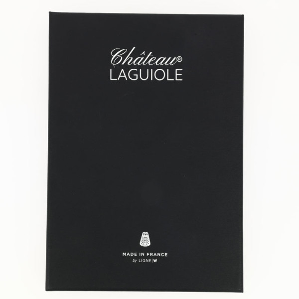 Coffret de 6 couteaux de table CHATEAU LAGUIOLE Collection Héritage Os teinté jaune
