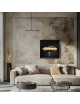 Cadre mural ERIC HARDY 50x50cm DS 1969 acier et bois