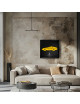 Cadre mural ERIC HARDY 50x50cm FERRARI 365 GTB4 DAYTONA acier et bois