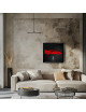 Cadre mural ERIC HARDY 50x50cm FERRARI F40 acier et bois