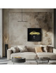 Cadre mural ERIC HARDY 50x50cm PORSCHE 356 acier et bois