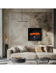 Cadre mural ERIC HARDY 50x50cm PORSCHE 911 T acier et bois