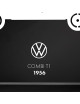 Cadre mural ERIC HARDY 50x50cm VW COMBI T1 acier et bois