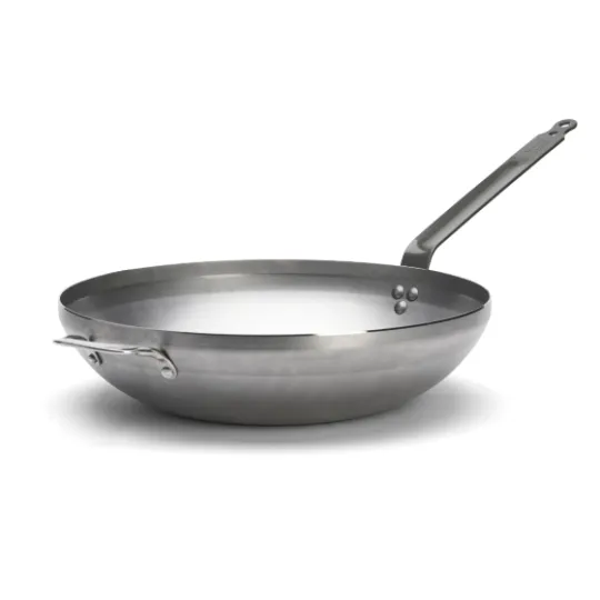 Wok bombé DE BUYER Minéral B en acier 40cm
