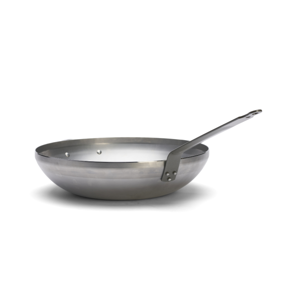 Wok bombé DE BUYER Minéral B en acier 40cm