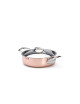 Sautoir DE BUYER Inocuivre cuivre-inox avec couvercle - 3 tailles