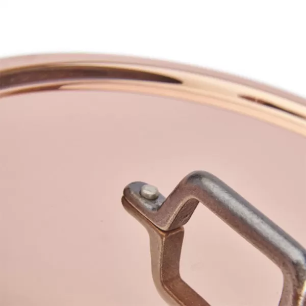 Couvercle DE BUYER Inocuivre cuivre-inox poignée fonte 12cm