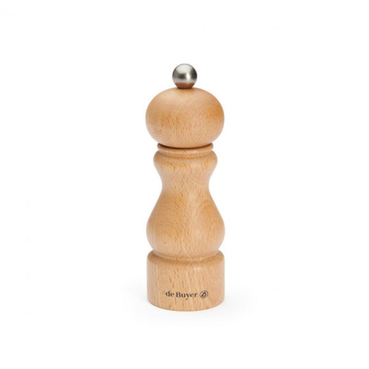 Moulin à épices DE BUYER Rumba 14cm en bois - 4 coloris