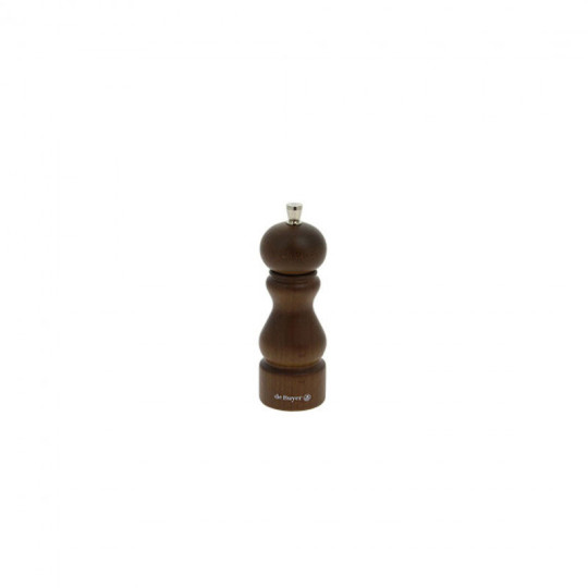 Moulin à sel DE BUYER Rumba 14cm en bois - 4 coloris