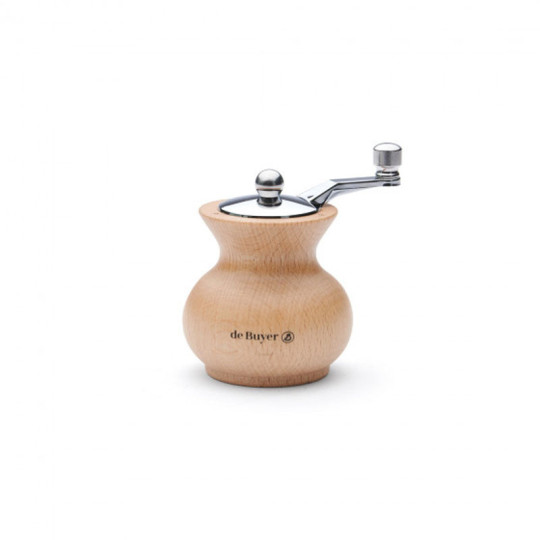 Moulin à sel DE BUYER Boogie 7cm en bois - 2 coloris