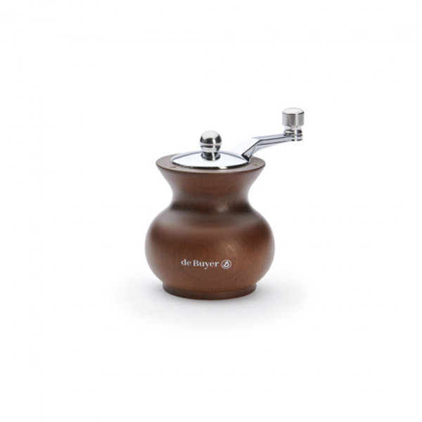 Moulin à sel DE BUYER Boogie 7cm en bois - 2 coloris