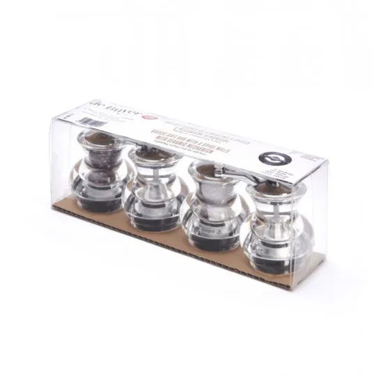 Coffret de 4 moulins DE BUYER Boogie