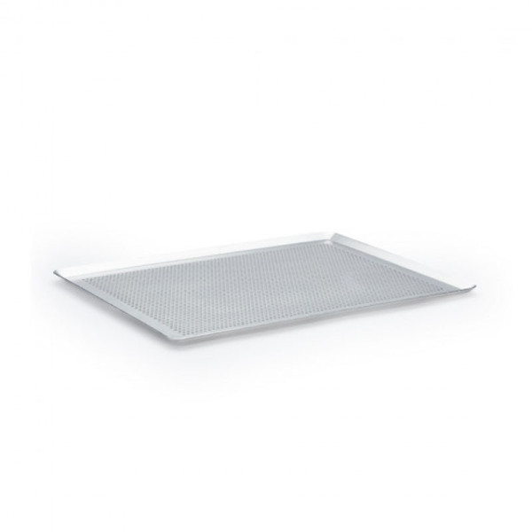Plaque pâtissière DE BUYER rectangulaire en inox perforé 40x30cm