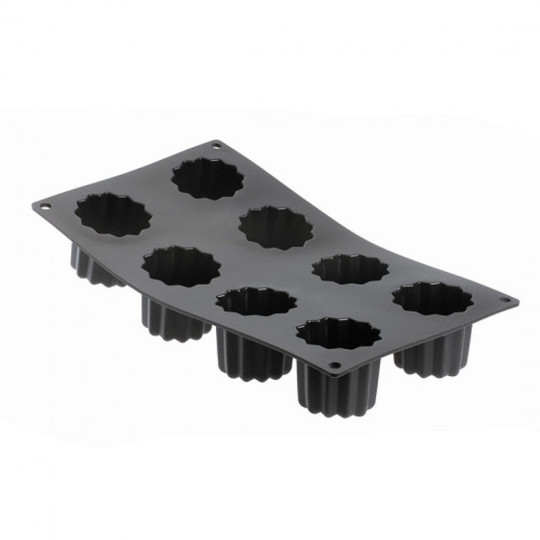 Moulflex DE BUYER moule plaque à 8 cannelés