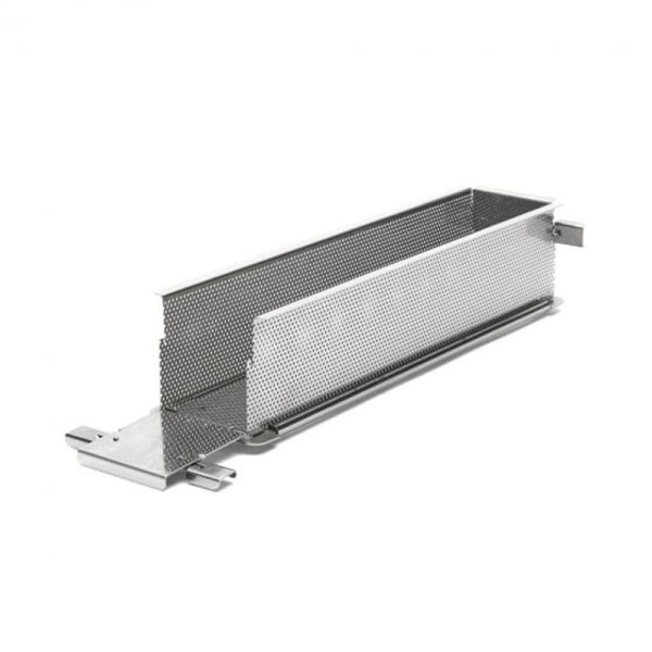 Moule rectangulaire DE BUYER pliant Géoforme en inox perforé - 2 tailles