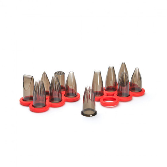 Coffret mix de 12 douilles DE BUYER pour Le Tube