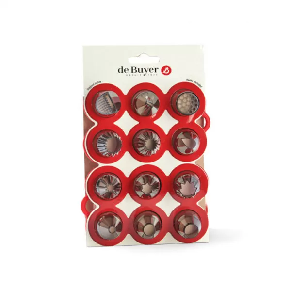 Coffret mix de 12 douilles DE BUYER pour Le Tube