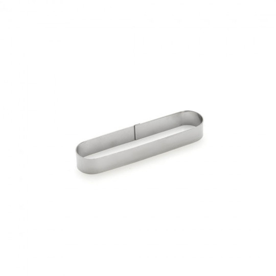 Cercle à pâtisserie DE BUYER oblong Mathieu Blandin en inox