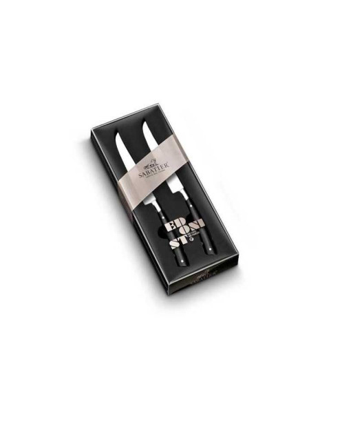 Coffret de 2 couteaux à steak SABATIER Edonist Jais