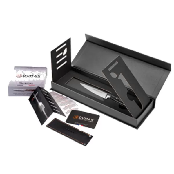 Couteau d'office 10cm 32 DUMAS Signature Micarta couteau de cuisine