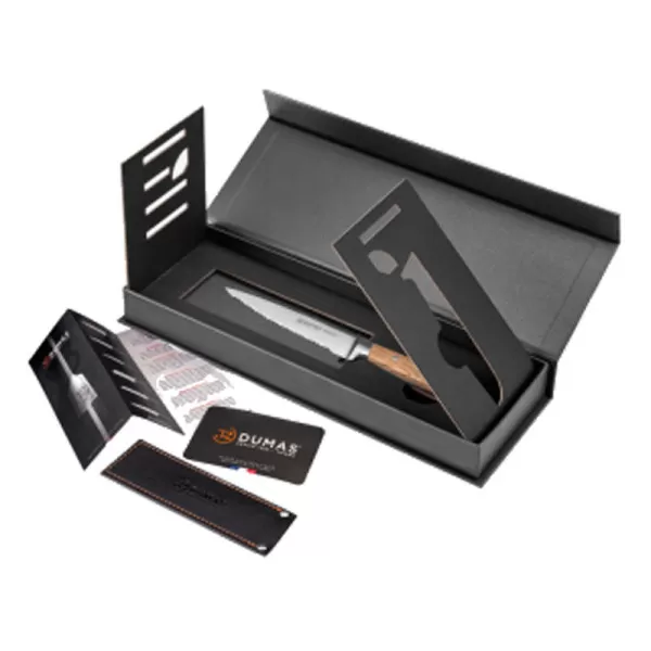 Couteau universel 12cm 32 DUMAS Signature Chêne vert couteau de cuisine