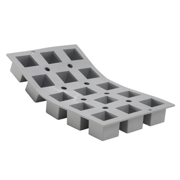 Elastomoule DE BUYER à 15 petits cubes moule plaque en silicone