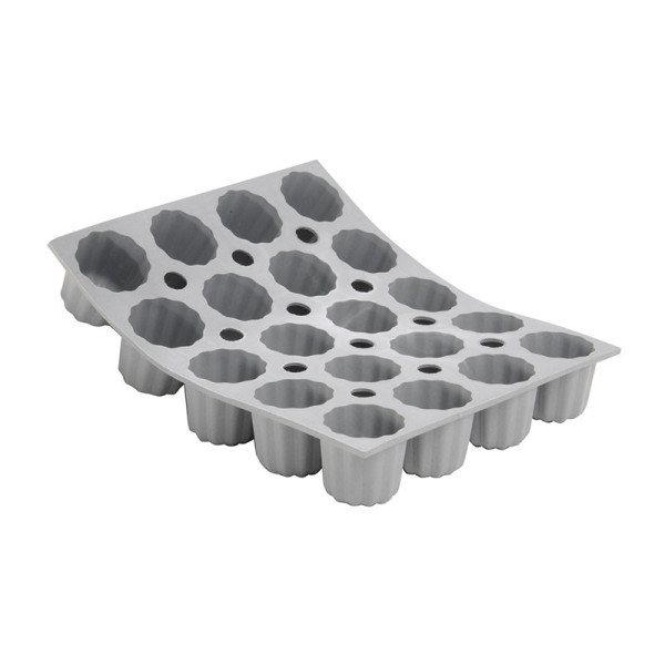 Elastomoule DE BUYER à 20 mini cannelés Bordelais moule plaque en silicone
