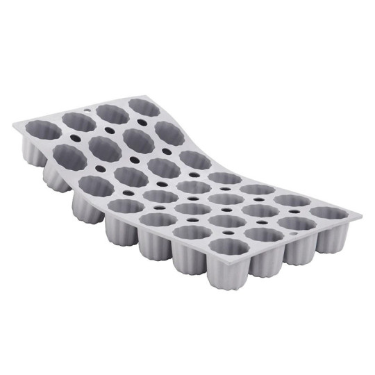 Elastomoule DE BUYER à 28 mini cannelés Bordelais moule plaque en silicone