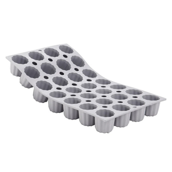 Elastomoule DE BUYER à 28 mini cannelés Bordelais moule plaque en silicone