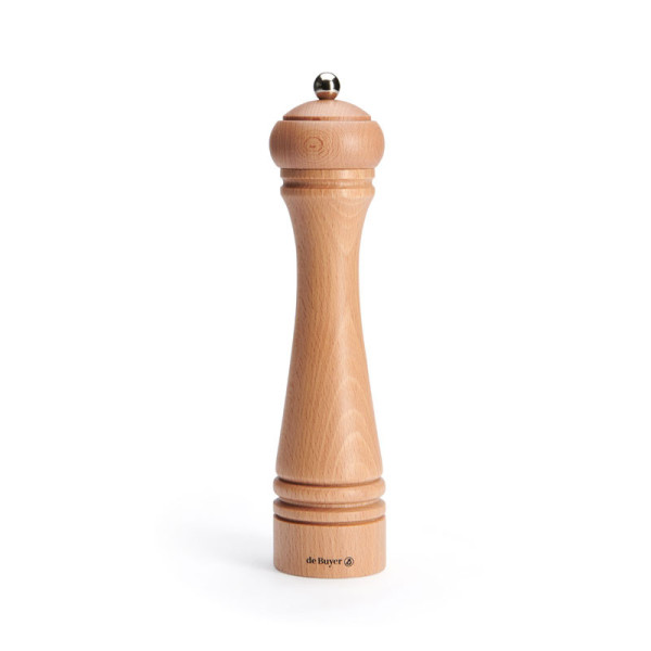 Moulin universel à poivre, sel et épices DE BUYER Java 25cm en bois - 4 coloris