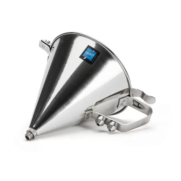 Entonnoir à piston DE BUYER en inox Kwik Pro 1.9L
