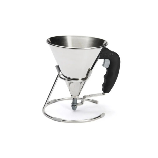 Entonnoir à piston DE BUYER en inox Kwik 0.8L - 5 coloris