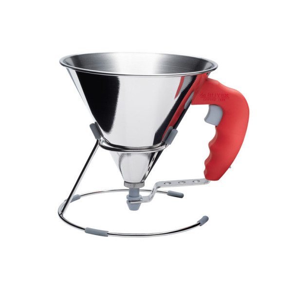 Entonnoir à piston DE BUYER en inox Kwik 0.8L - 5 coloris