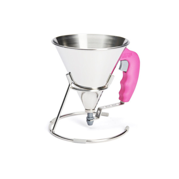 Entonnoir à piston DE BUYER en inox Kwik 0.8L - 5 coloris