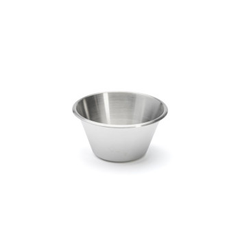 Bassine conique DE BUYER en inox bord roulé ouvert - 7 tailles
