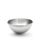 Bassine demi-sphérique DE BUYER en inox bord roulé ouvert - 2 tailles