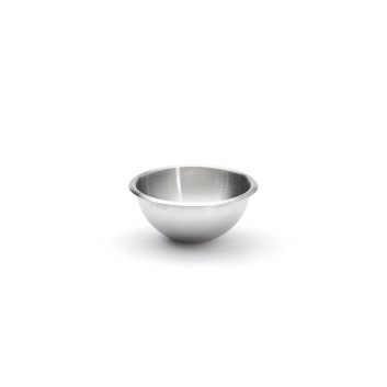 Bassine demi-sphérique DE BUYER en inox bord roulé ouvert - 4 tailles