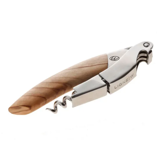 Sommelier Prestige bois Olivier avec écrin bois Ligne W