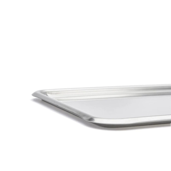 Plateau pâtissier de service DE BUYER en inox - 2 tailles