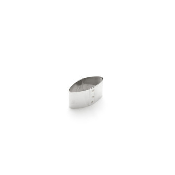 Cercle à tarte Calisson DE BUYER en inox hauteur 4cm - 2 tailles